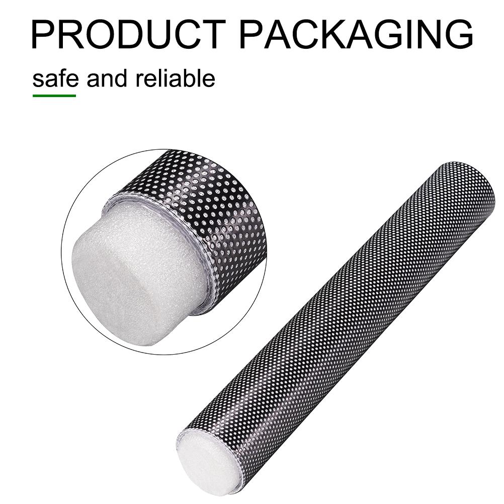 Black Perforated PVC Window Film, Sun Shade Foil Mesh Stickers Room Privacy Window Stickers Office Glass Door Sticker