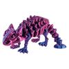 Pack of 9 3D Printed Dinosaur Model Toy Flexible Jointed Dragon Sculpture, Craft, Office Desk Ornament, Birthday Surprise Gifts