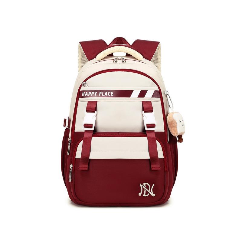 Large Capacity Schoolbag for High School Students Simple Style Girls Backpack for College High quality College Style Dirty