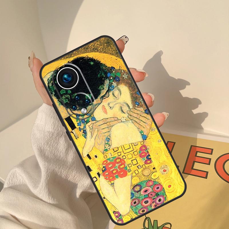 

Gustav Klimt Kiss Art Case For Honor Magic 8 Pro 7 6 5 Lite Cover For Honor 200 400 50 70 90 X8a X8b X9a X9b X9c Honor 90 Lite