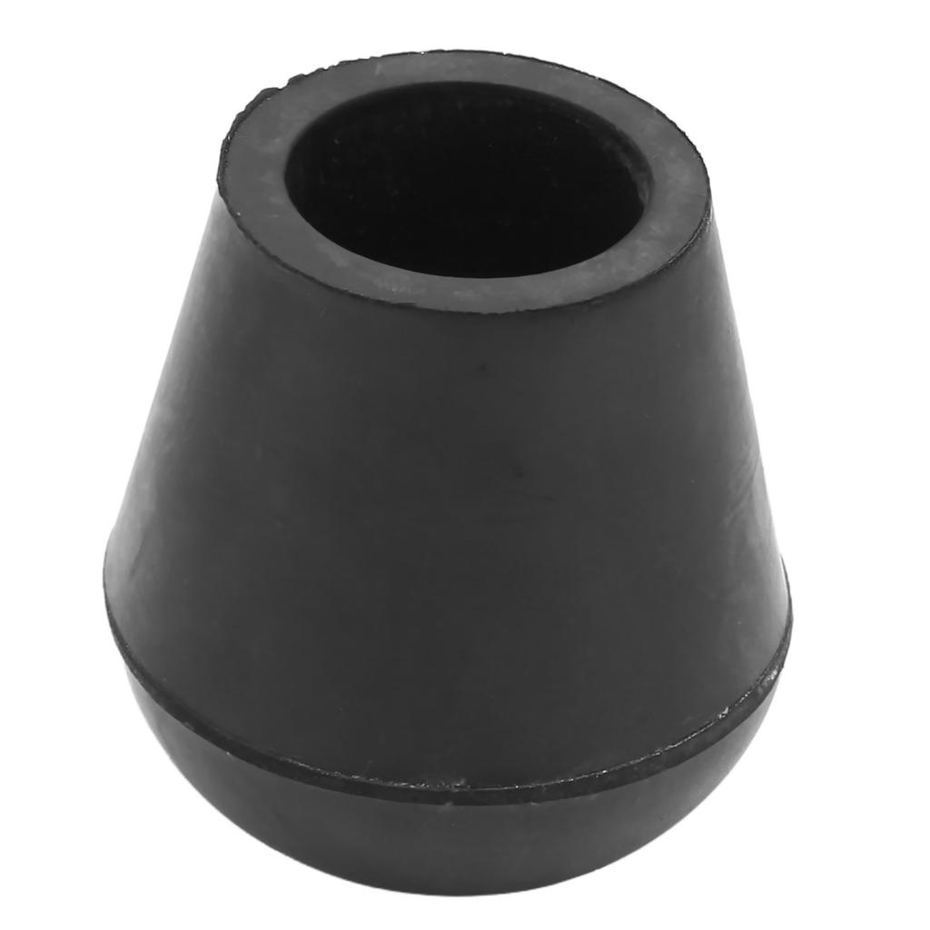 19mm Walking Cane Tip Prevent Slip Wearable Low Noise Round Rubber Crutch Tips for Bath Chair Foot 10pcs