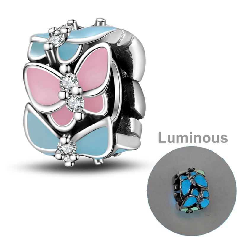 Echte Kupfer Einlege Zirkonium Anhänger Perlen Bunte Schließe Stern Eule Katze Dangle Original Zubehör Armbänder DIY Schmuck