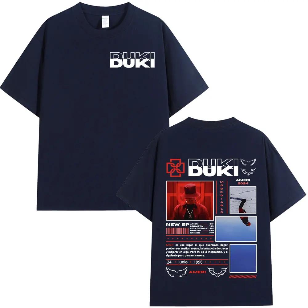 Unisex Rapper Duki Ameri Tour Graphic T-shirts Women Fashion Hip Hop O-Neck T Shirt Comfort Women Short Sleeve T-shirt