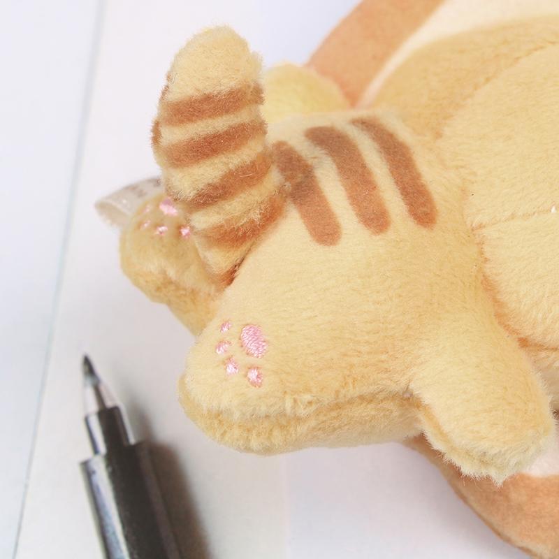 Bread Cat Toast Cat Plush Doll Pendant Doll Small Yellow Cat Hanging Ornaments