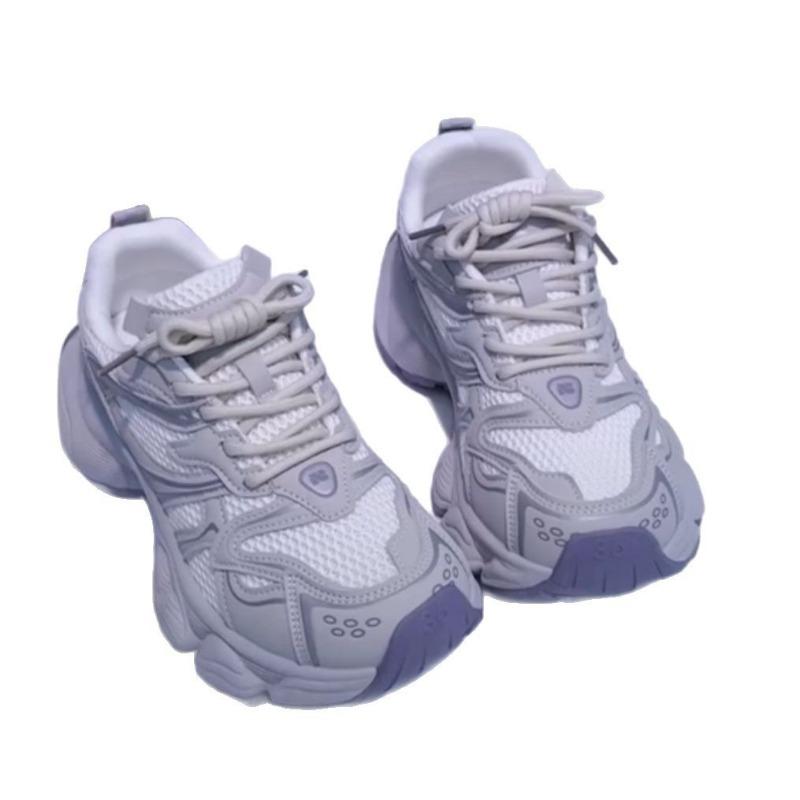 Thick-soled mesh thin dad shoes women's summer new breathable orgasm casual sports shoes