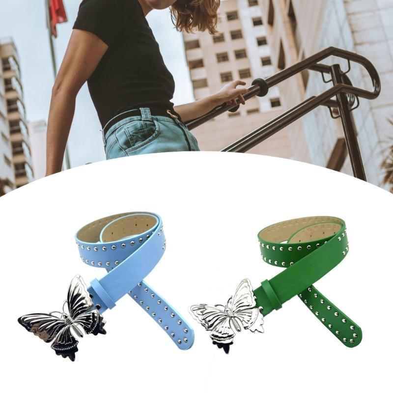 Women's Trendy Leather Belt Versatiles Leather Waist Belt Novetly Women Belt for Fashionable Outfits