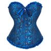Elegant Satin Corset with Sweetheart Neckline and Ruffled Edges