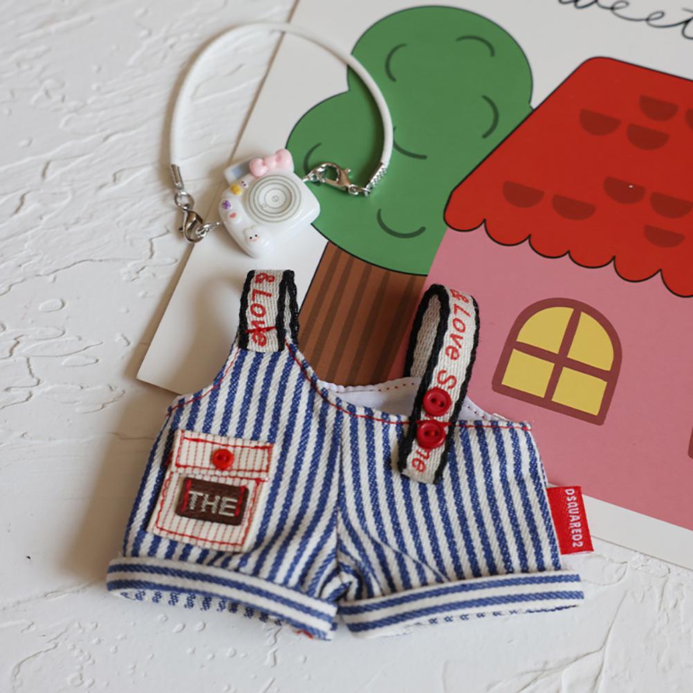 For 17cm Labubu Doll Clothes Fashion Clothes Jumpsuits Doll Clothes Color Match Clothes Dolls Accessories Cute Decoration Little Clothes
