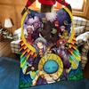 Anime T-Tensura Throw Flannel Blanket Suitable for Sofas Beds Offices Travel, Camping Chairs