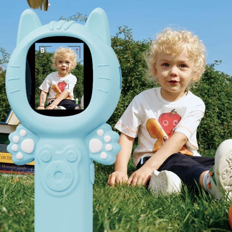 Interactive Children Science Handheld Microscope 500X STEM Learning Tool With LED Light for Classroom Home Exploration