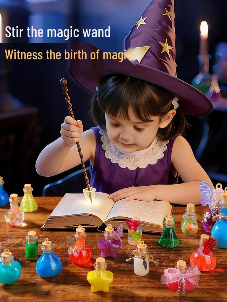 Children's DIY Wizard Potion Toy Set - Halloween Fantasy Gift