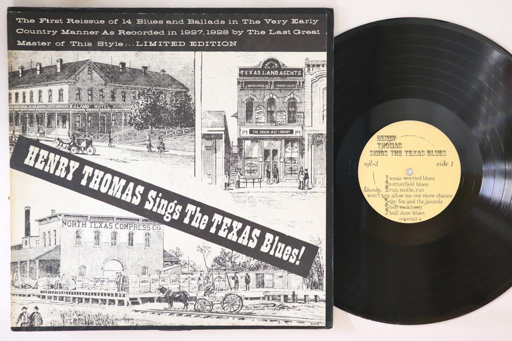 米LP Henry Thomas Sings The Texas Blues 1927-28 OJL3 ORIGIN JAZZ LIBRARY /00260 اشترِ LP Record HENRY THOMAS - Sings The Texas Blues 1927-28 OJL3