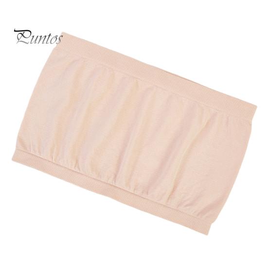 

Женский невидимый бюстгальтер без бретелек с мягкой подкладкой, беспроводной противоскользящий пуш-ап, мягкий антиэкспозиционный сплошной цвет, эластичный женский бюстгальтер-бандо, женское нижнее белье бежевый