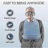 Washable Silicone Adult For Elderly, Adjustable Silicone Adult Bib, Waterproof Bib For Elderly With Crumb Catcher,feeding For Elderly Disab