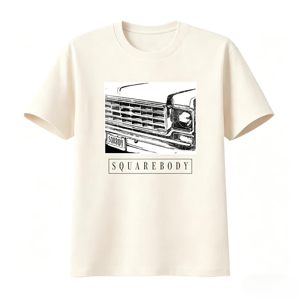Square Body Truck T Shirt for Unisex 70s Squarebody C10 K10 Design Ideal Car Enthusiasts Unisexly Classic Present 2026 Summer T Shirt