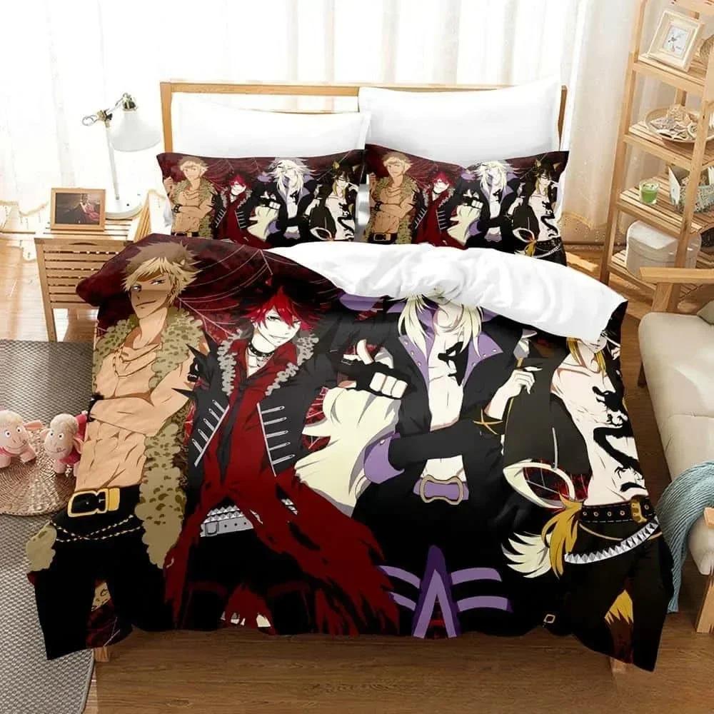 Anime Parure De Lit Bed Show By Rock! Bedding Set Single Twin Full Queen King Size Bed Set Adult Kid Bedroom Duvet Cover Sets
