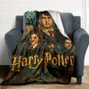 1pc Harry Potter Flannel Throw Blanket - HD Printed Lightweight Soft Warm All-Season Blanket for Sofa, Bed, Travel, Camping 112