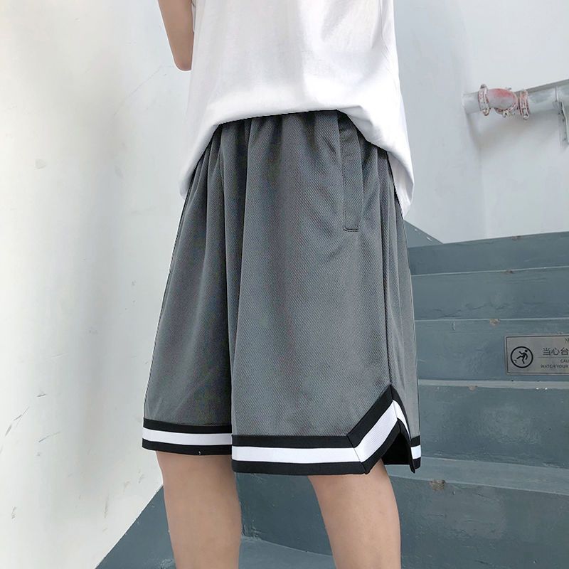 

Баскетбольные шорты для мужчин, летние свободные брюки свободного покроя из искусственного шелка, а также тренировочные шорты для полных и больших размеров 5XL