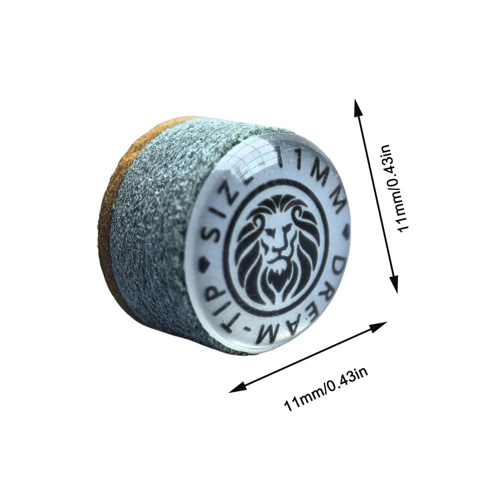 1PC 11MM Multi-Layer Billiard Cue Tip High Elastic Professional Club Head Accessories Billiard Training Supplies