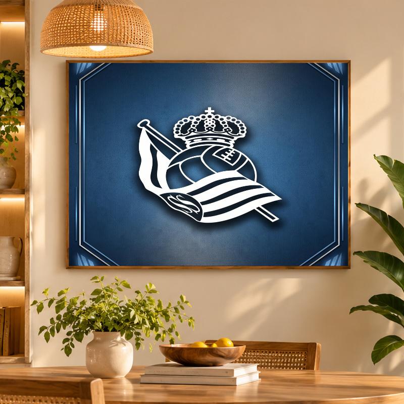 5D Diamond Painting Real Sociedad FC DIY Full Drill Diamond Art Kit Home Decoration