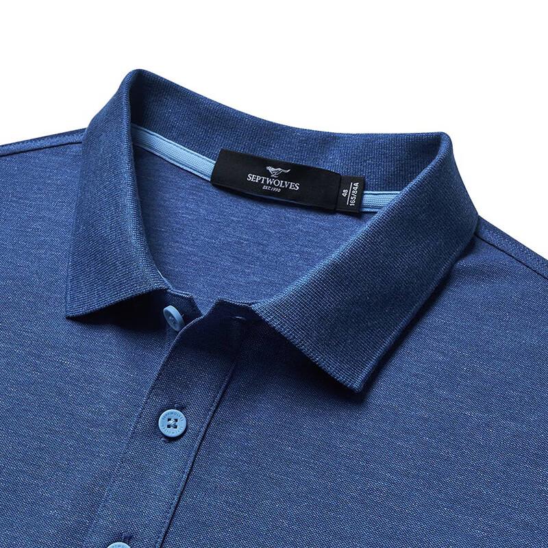 SEPTWOLVES Herren Poloshirt mit kurzen Ärmeln