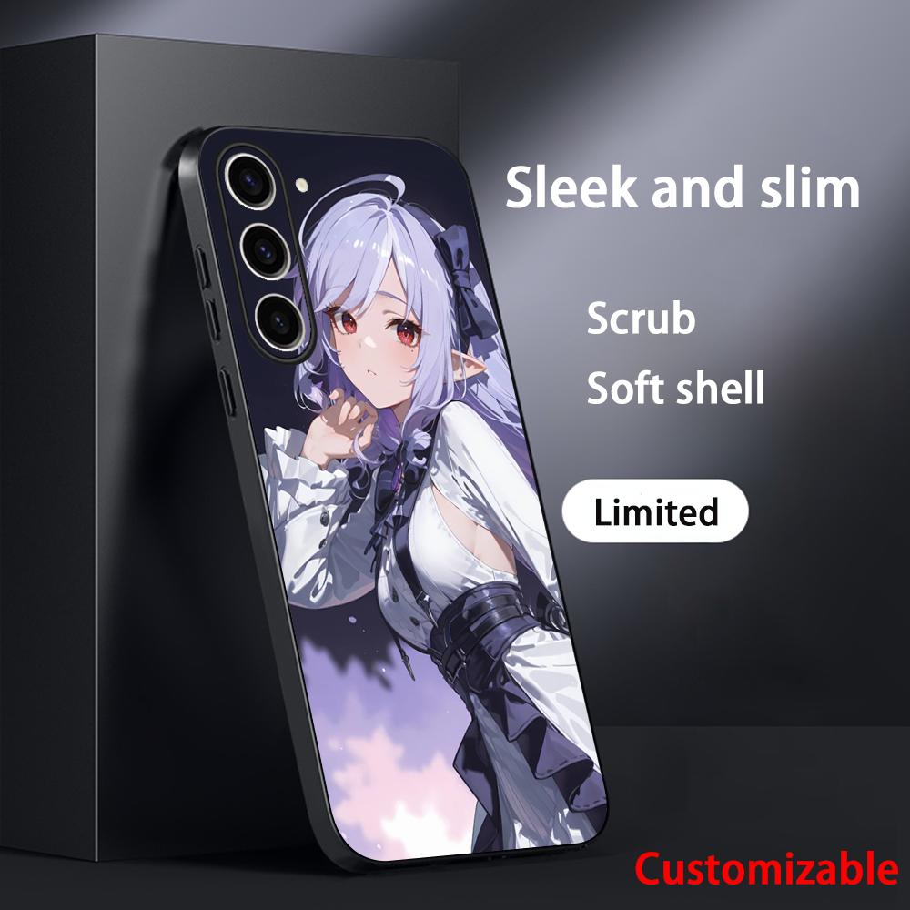 Vivian cool game girl pattern Phone Case For Samsung Galaxy S26 S25 S24 S23 S22 S21 Plus Ultra Note20 Soft Black