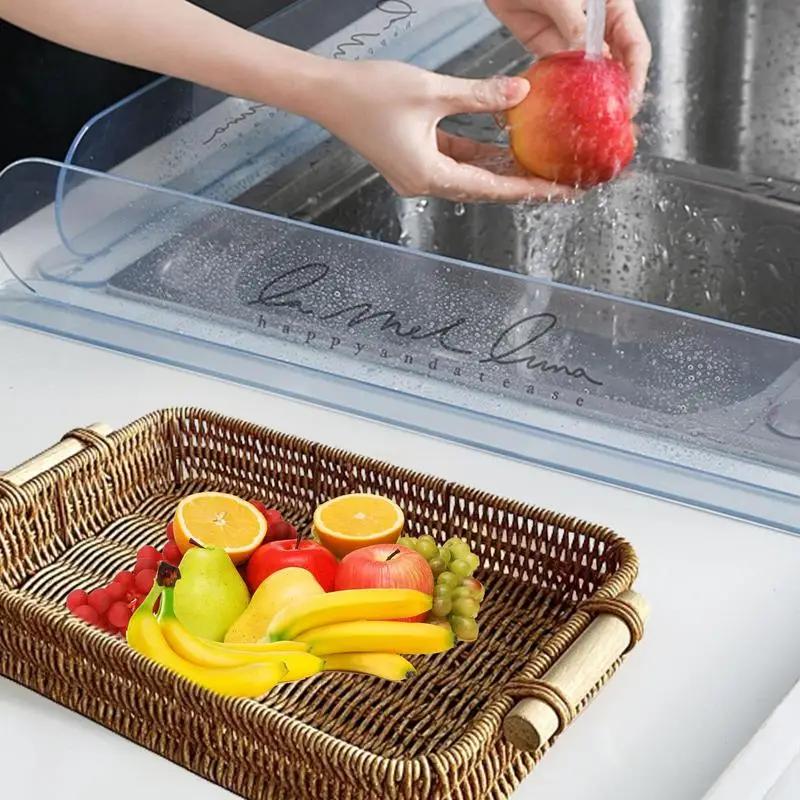 Handgeflochtener Rattan-Aufbewahrungskorb Quadratisches Weiden-Tablett Picknickkorb Brotkorb Lebensmittelteller Obstkuchen Allerlei-Box Heim Schreibtisch Dekoration