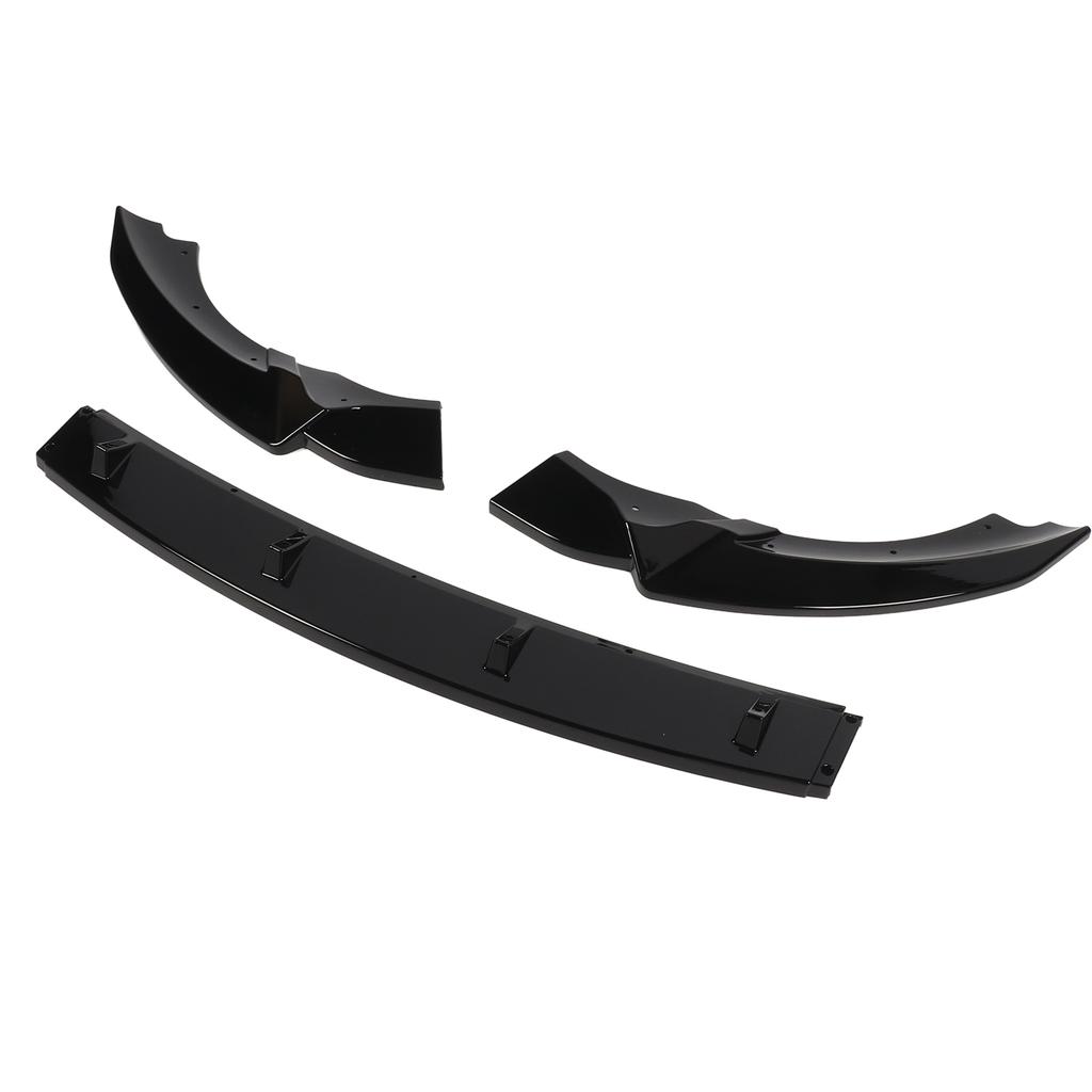 3 Sections Front Bumper Lip Diffuser Sturdy Front Bumper Lip Spoiler Replacement for Benz A?Class