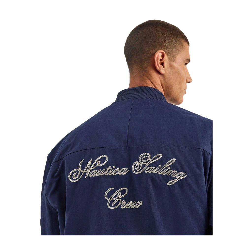 Nautica Mens Dreman Letterman Jacket