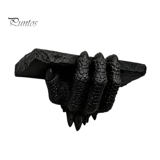 Decorative Wall Storage Dragon Claw Shelf, PETG Floating Display Stand, 3D Shelf Print Gothic Rack for Small Ornaments And Collectibles