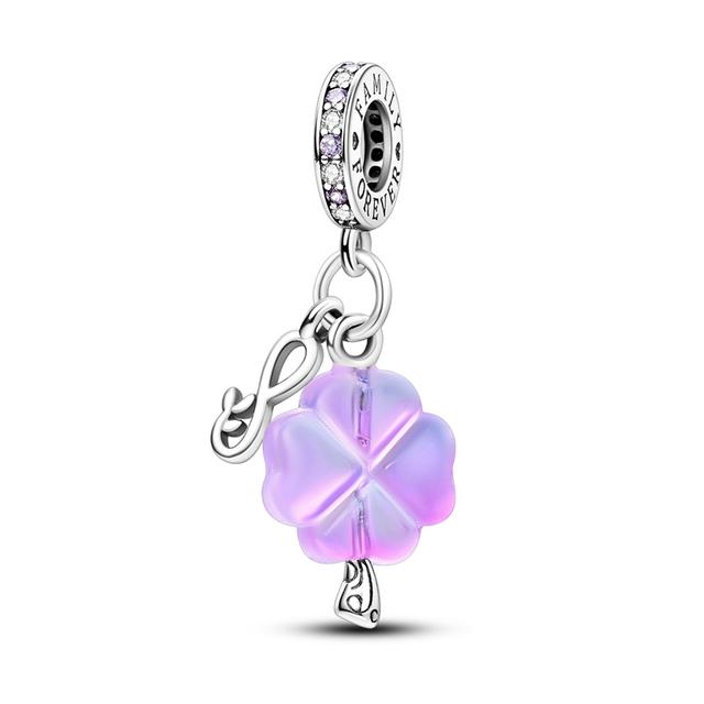 Breloque Charms Original Charms Fit Charmhub Bracelet Sterling Silver 925 Flamingo Balloon Cz Shape Pendant Silver 925 Jewelry