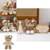 Cute Pajamas And Hats Teddy Bears Plush Toys Doll Children Toy For Childrens Gift