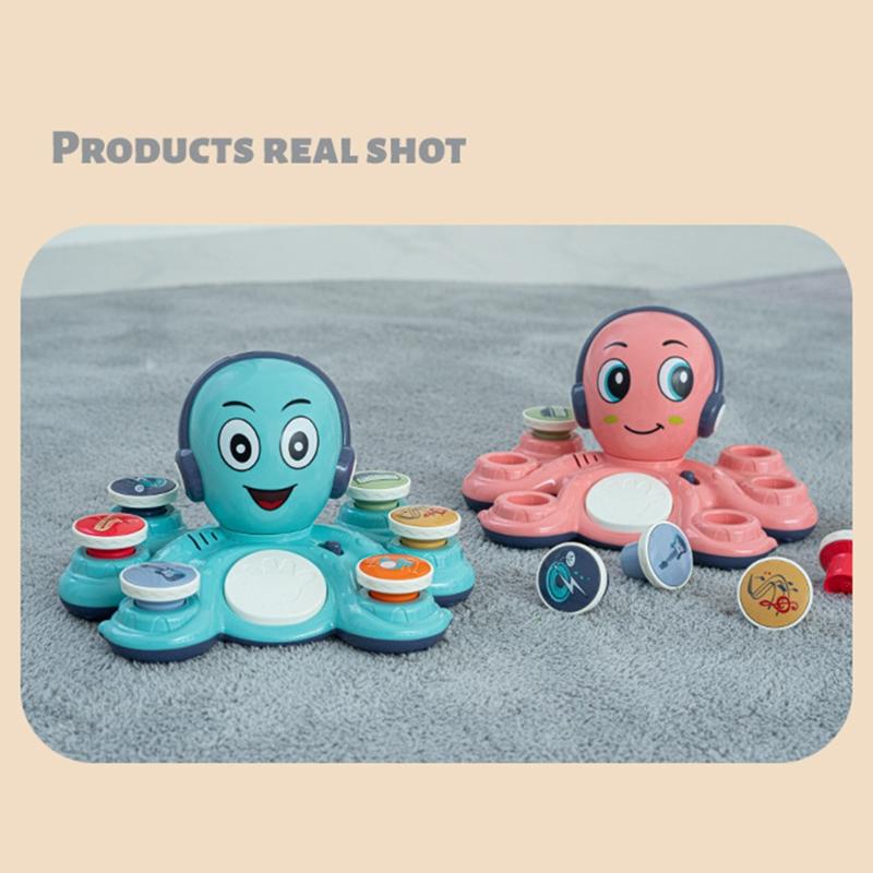 Children’s Sound Toy Electric 3-in-1 Multifunctional Baby Drum Pounding Toy with 28 Music & Light Kids Educational Toy