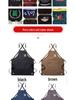 Thickened Canvas All-Cotton Apron for Cooking, Gardening, and Nail Art