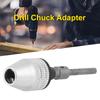 0.3 3.4mm Keyless Drill Chuck 2.35mm Round Shank Quick Change Adapter Converter