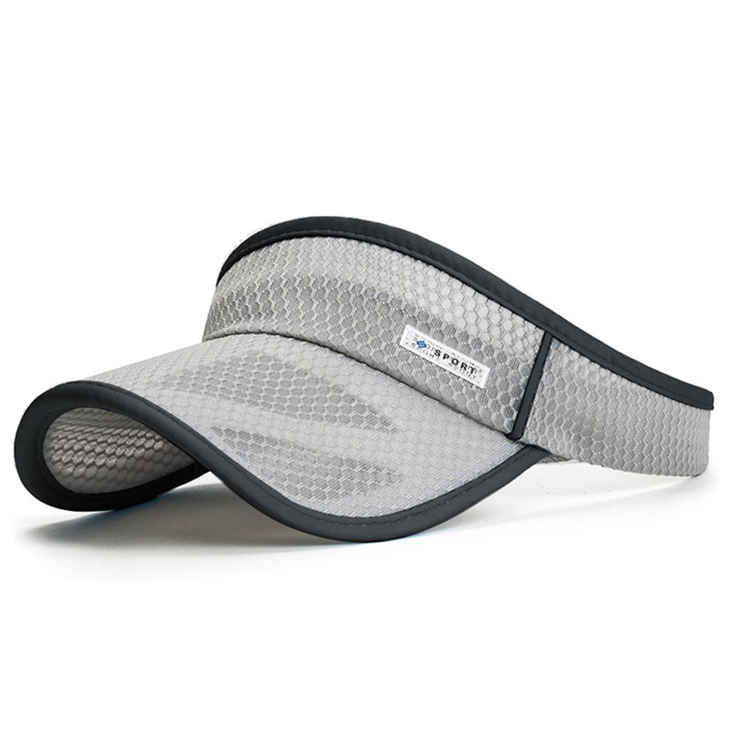 Unisex Adjustable Sun Cap Outdoor Sports Sun Protection Hollow Top Hat for Summer Holiday Outdoor Party