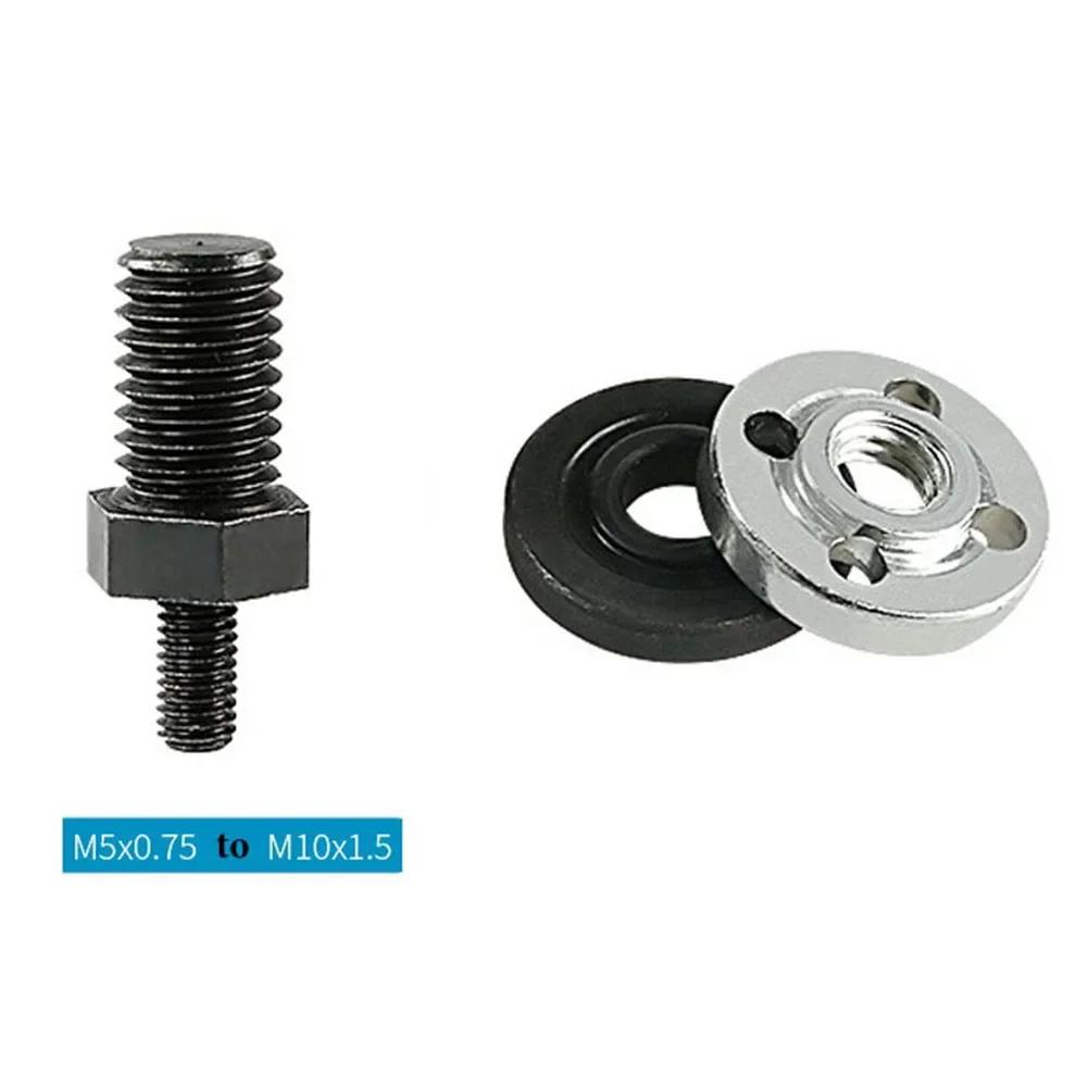 Angle Grinder Adapter Rod 5mm To 10mm Steel Construction with Pressure Plate for Efficient Decoration and Furniture Production