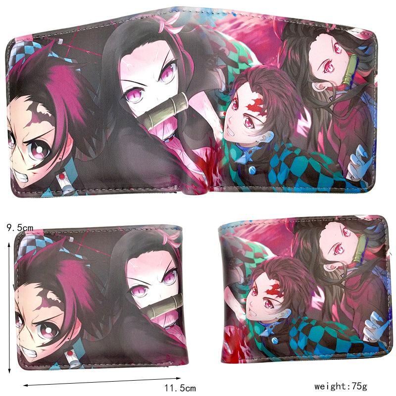 Krátká peněženka Kimetsu No Yaiba Tanjiro Kamado s kapsičkou na mince