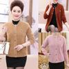 Long Sleeve Women's Cardigan Fashion Soft Imitation Mink Knitted Cardigan Woman Loose Button Up Warm Outwear