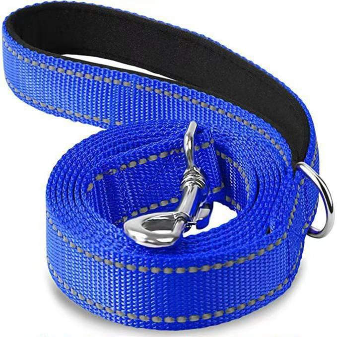 Reflective Anti-Jerk Medium Dog Training Leash with Hand Protector