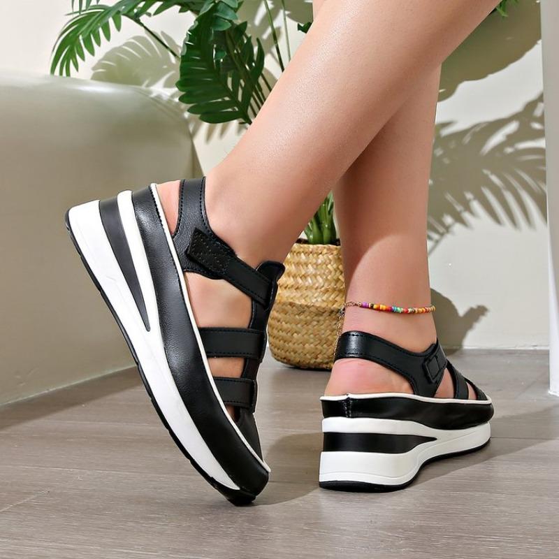 Fashion Summer Women Sport Sandals Rome Shoes 2025 Autumn New Flats Platform Causal Shoes Beach Running Women Shoes Canvas Mujer Zapatos
