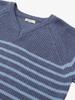 Ousa Striped Raglan V-Neck Knit