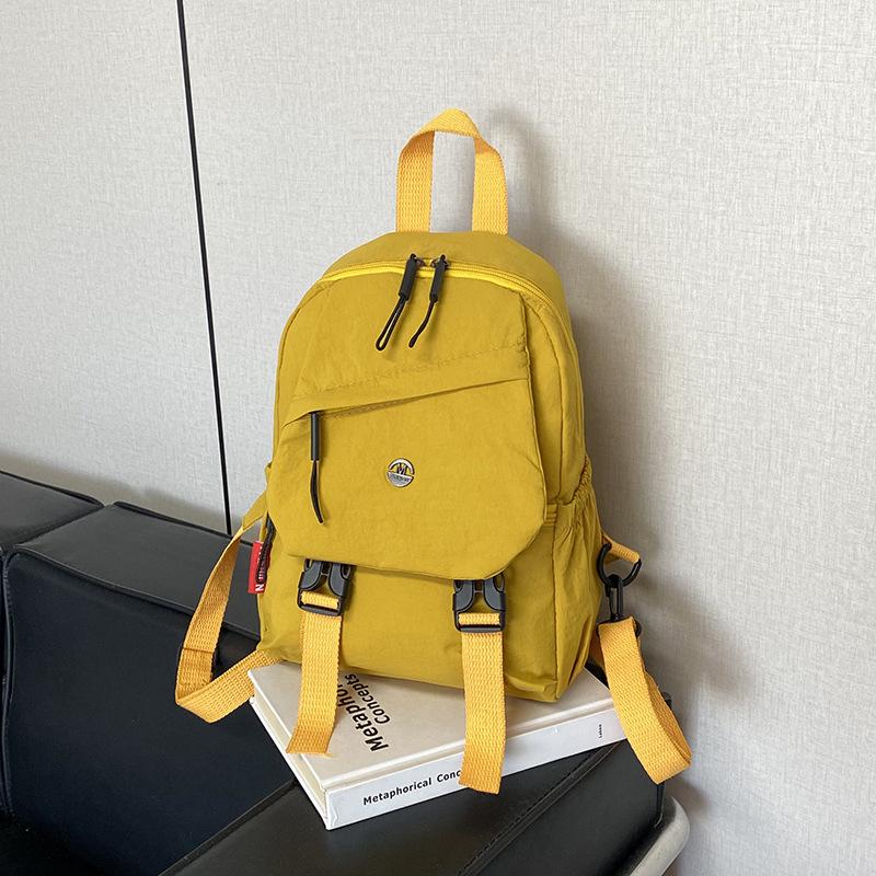 Новый нейлоновый легкий износостойкий рюкзак женский для активного отдыха и путешествий модный рюкзак большой вместимости жёлтый