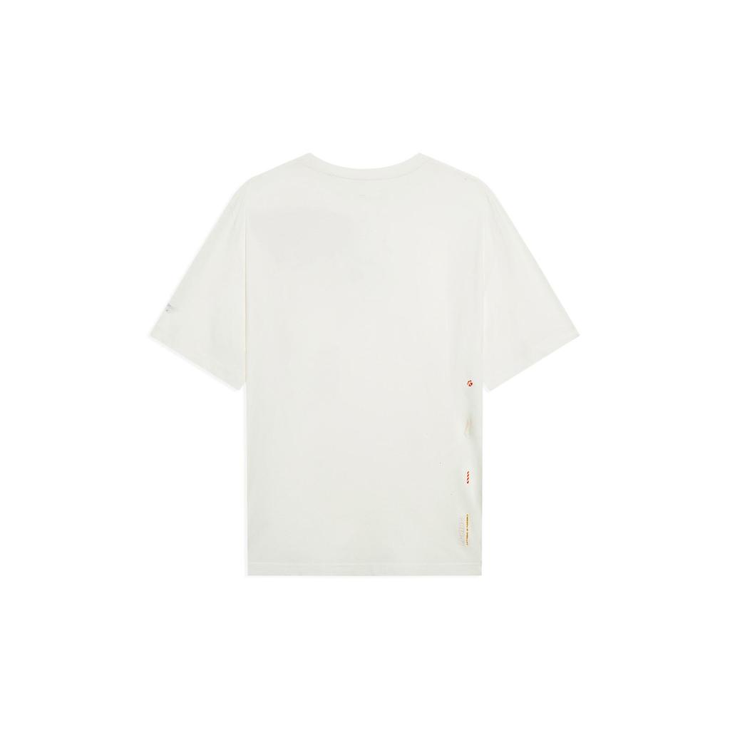 Li Ning Sports Lifestyle Collection T Shirt Men's Ecru AHST005-1
