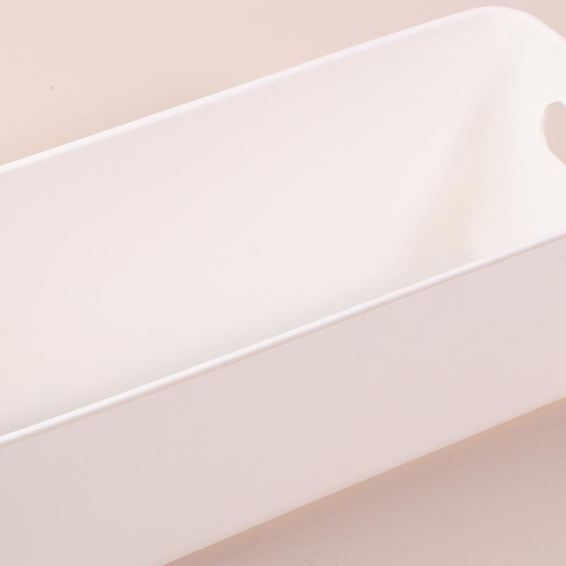 1 Stück Desktop-Aufbewahrungsbox für Schreibwaren Weiß Toilettenartikel Kosmetik Verschiedenes Kunststoff-Aufbewahrungs-Organisationsbox Schubladen-Organizer