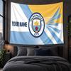 Spersonalizowany Gobelin Ścienny Wzór Manchester City Tkanina Tła Artystycznego