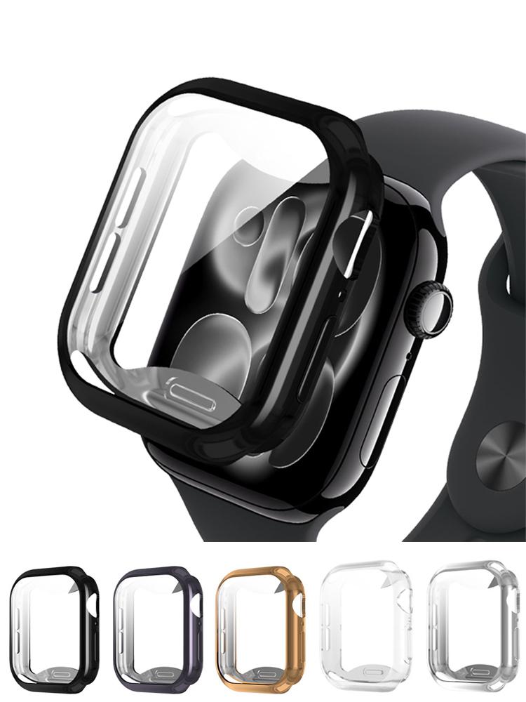 Screen Protector For Apple Watch Case 11 10 46mm 42mm Accessories TPU bumper Anti-fall Cover film iWatch Series 10 11 Protective