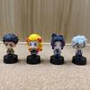 Demon Slayer Kimetsu No Yaiba Infinity Castle Gashapon Q Version Mini Drummer Figurine Iguro Obanai Action Figure Model Toys