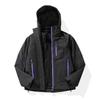 Women's Trendy Outdoor 3-in-1 Softshell Jacket for Hiking & Mountaineering - Windproof & Waterproof
