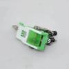 3 Needle 5 Thread Roller Presser Foot Adjustable Plastic Sewing Machine Roller Presser Foot No Cloth Eating Sewing Presser Foot